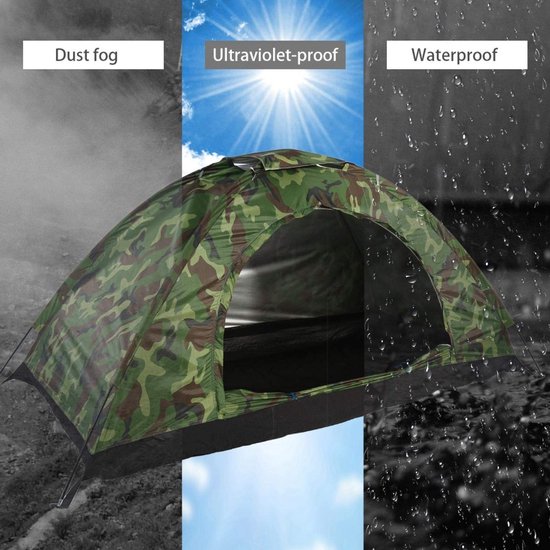 Allecta - Lichtgewicht en winddichte tent voor kamperen en wandelen buiten met waterdichte strandtent. van Merkloos — afbeelding 2