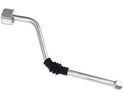 Stoomstang en manden - Upgrade onderdelen Koffiezetapparaat accessoires - Melk opschuimen - Roestvrij staal - 15 cm/17 cm - Zilver