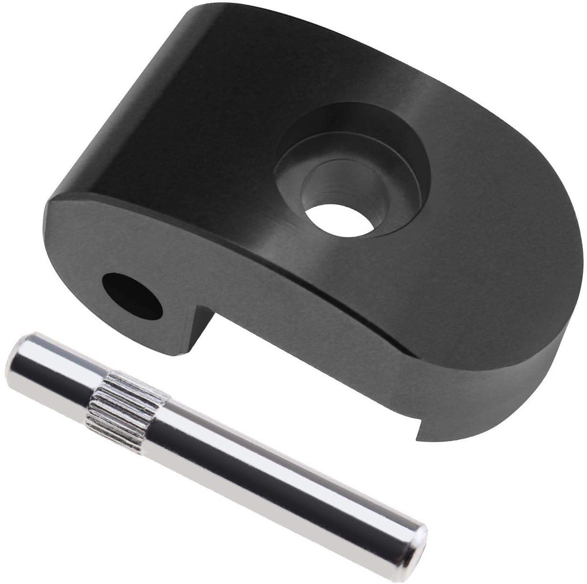 Allecto - Elektrische Scooter - Vouwbare Gesp - Versterkte Vergrendelingslats - Zwart - Geschikt voor Xiaomi M365 - 6mm Gat Dia - Accessoire