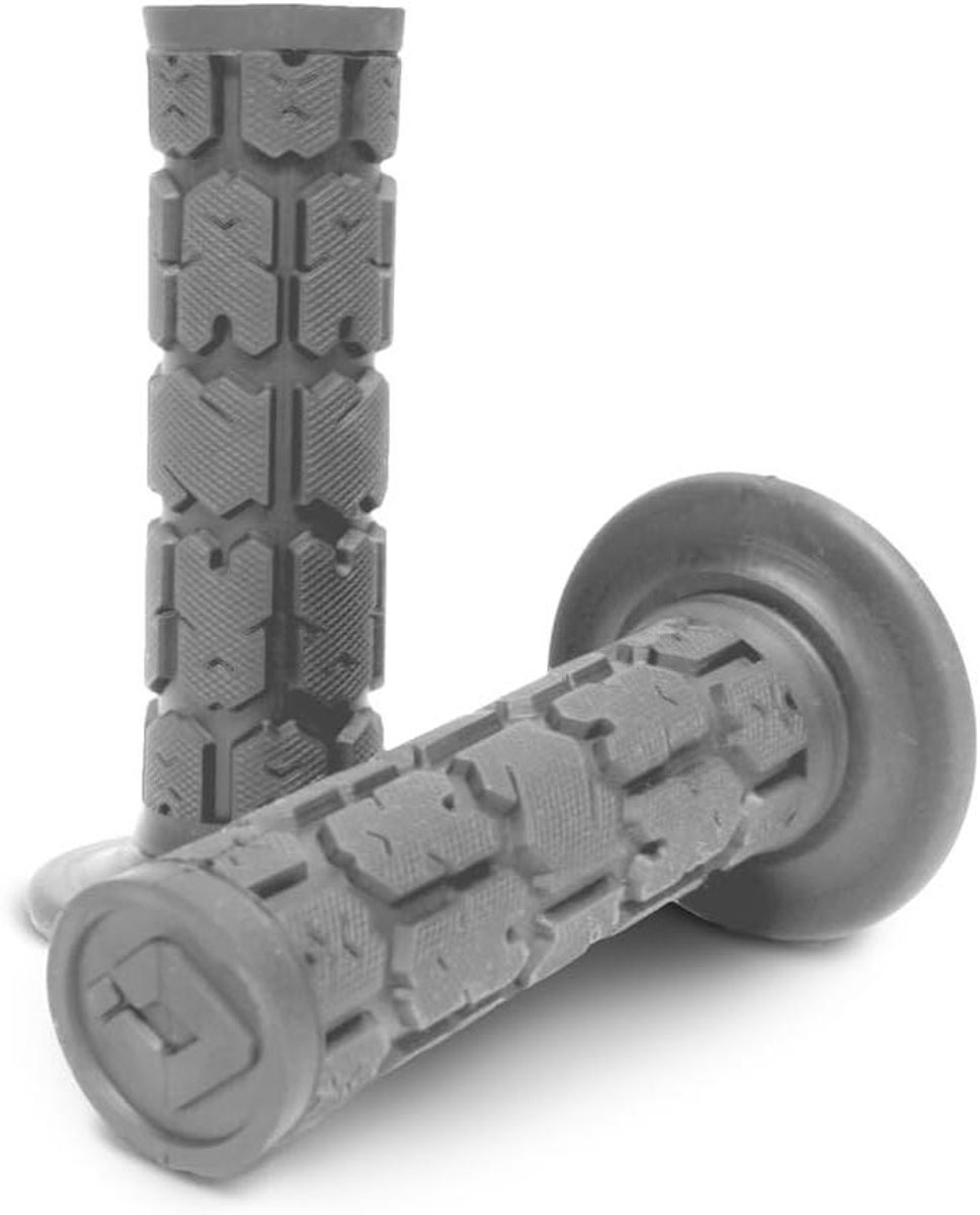 Fiets Handvatten - Stuur Grips - Comfortabel Fietsen - Extra Grote Pads - One Size - Grijs