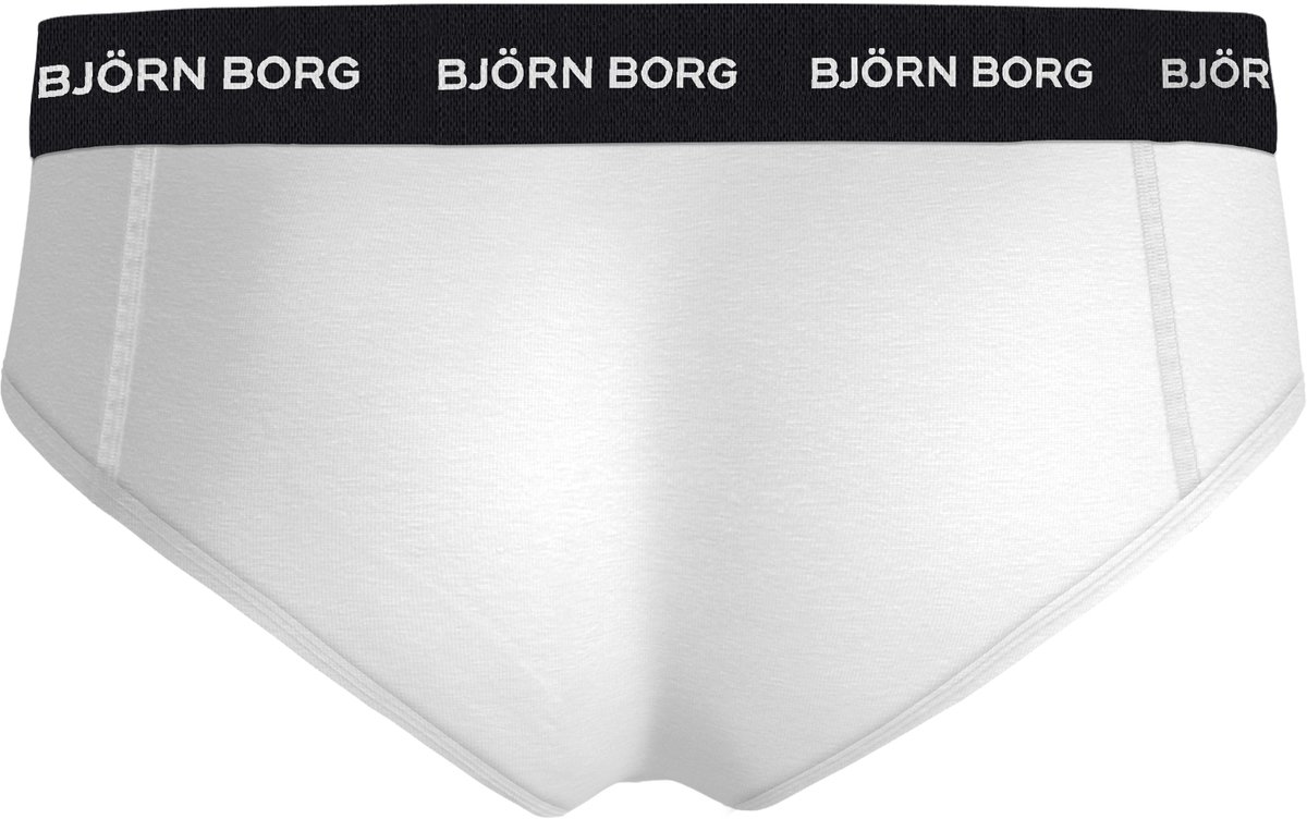 Björn Borg Cotton Stretch brief - heren slips (3-pack) - wit - wit - wit