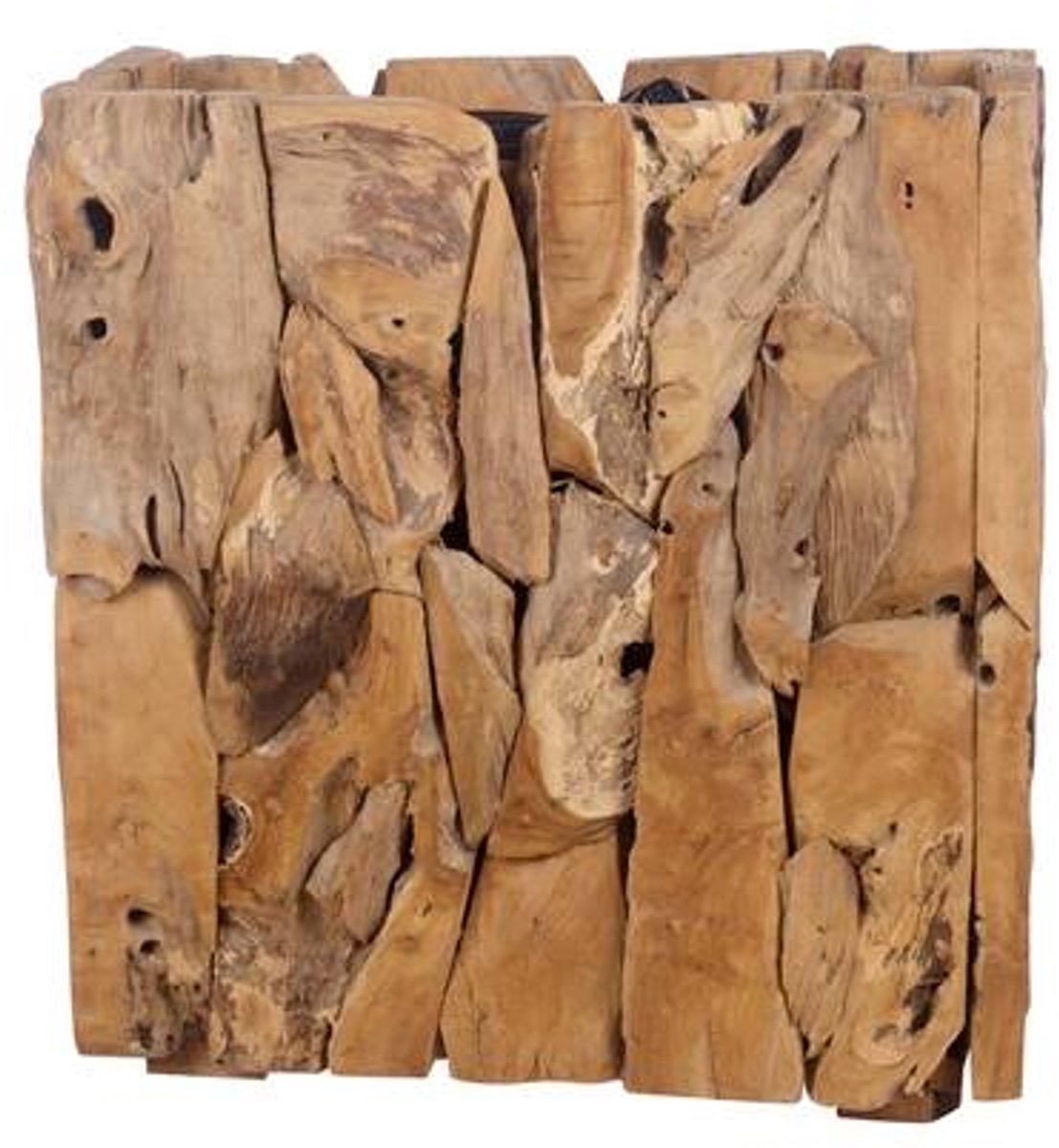 Plantenbak van erosiehout - 78 x 38 x 80 cm | Cozy Ibiza