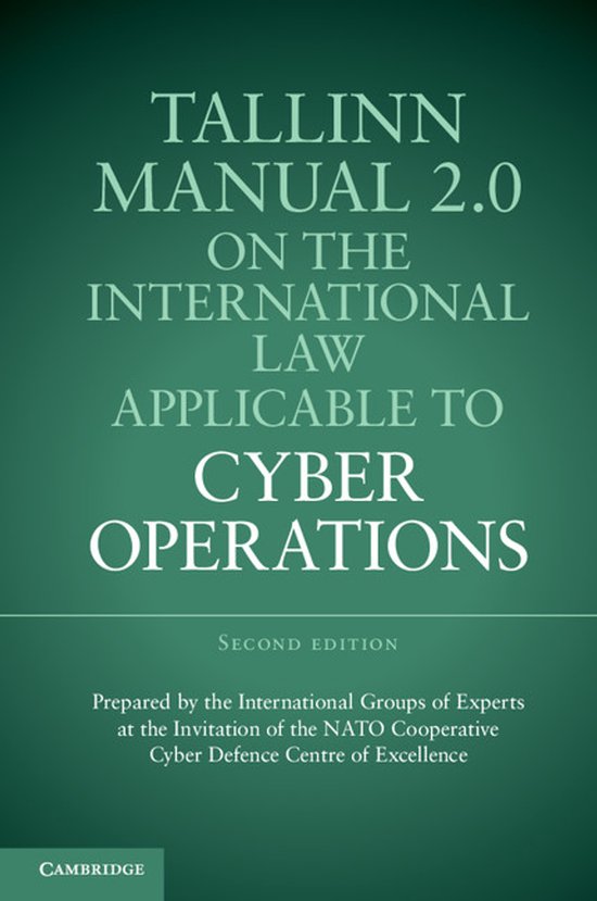 Tallinn Manual 2.0 on the International Law Applicable to Cy ... - cover
