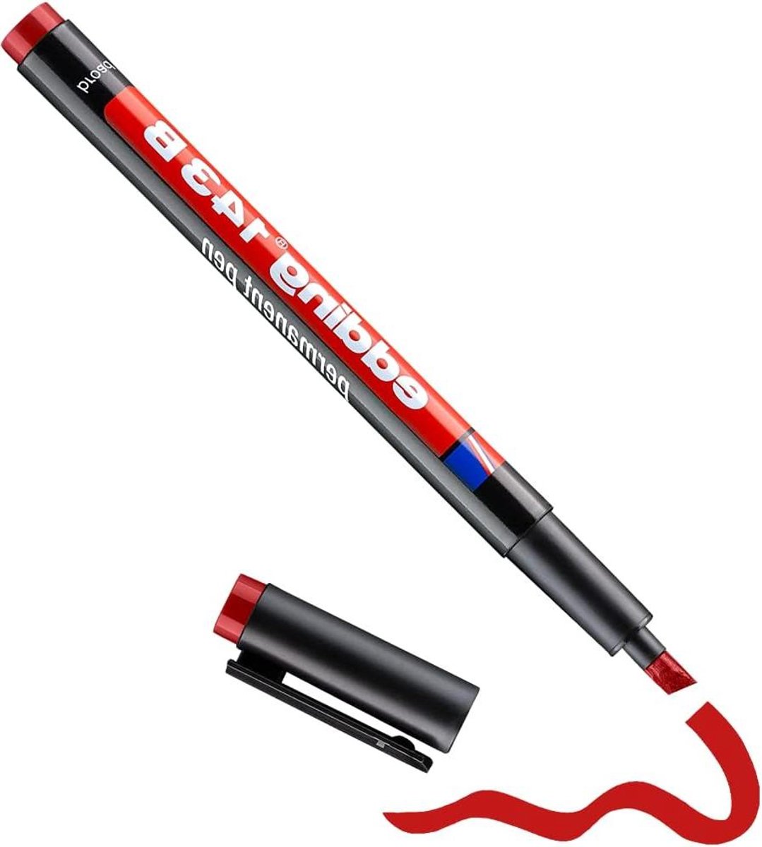 edding Permanent Pen edding 143 B, 1-3 mm, rood