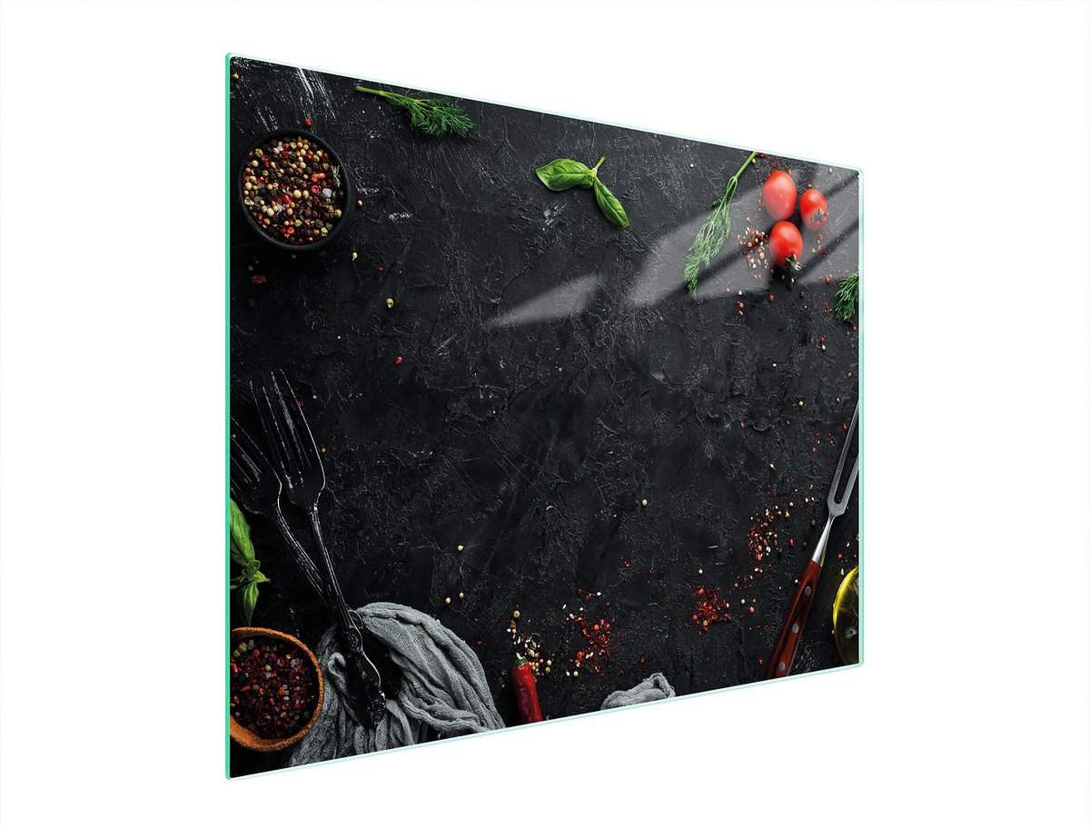 TMK ArtDeko - Snijplank van glas - 52x40 cm - Gehard glas - Antislip
