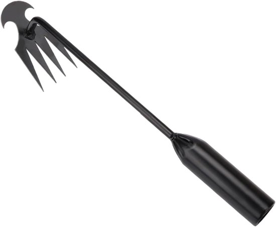 Onkruidwieder Set - Handgereedschap Tuin - Gazon Onderhoud - Scherpe Klauw - 30 cm Lengte - Zwart van Merkloos	 — afbeelding 5