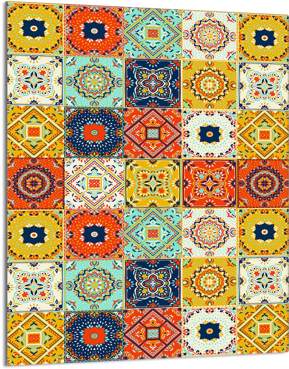 TMK ArtDeko Serie - Snijplank Mozaïek - 40x52 cm - Gehard Glas - Antislip