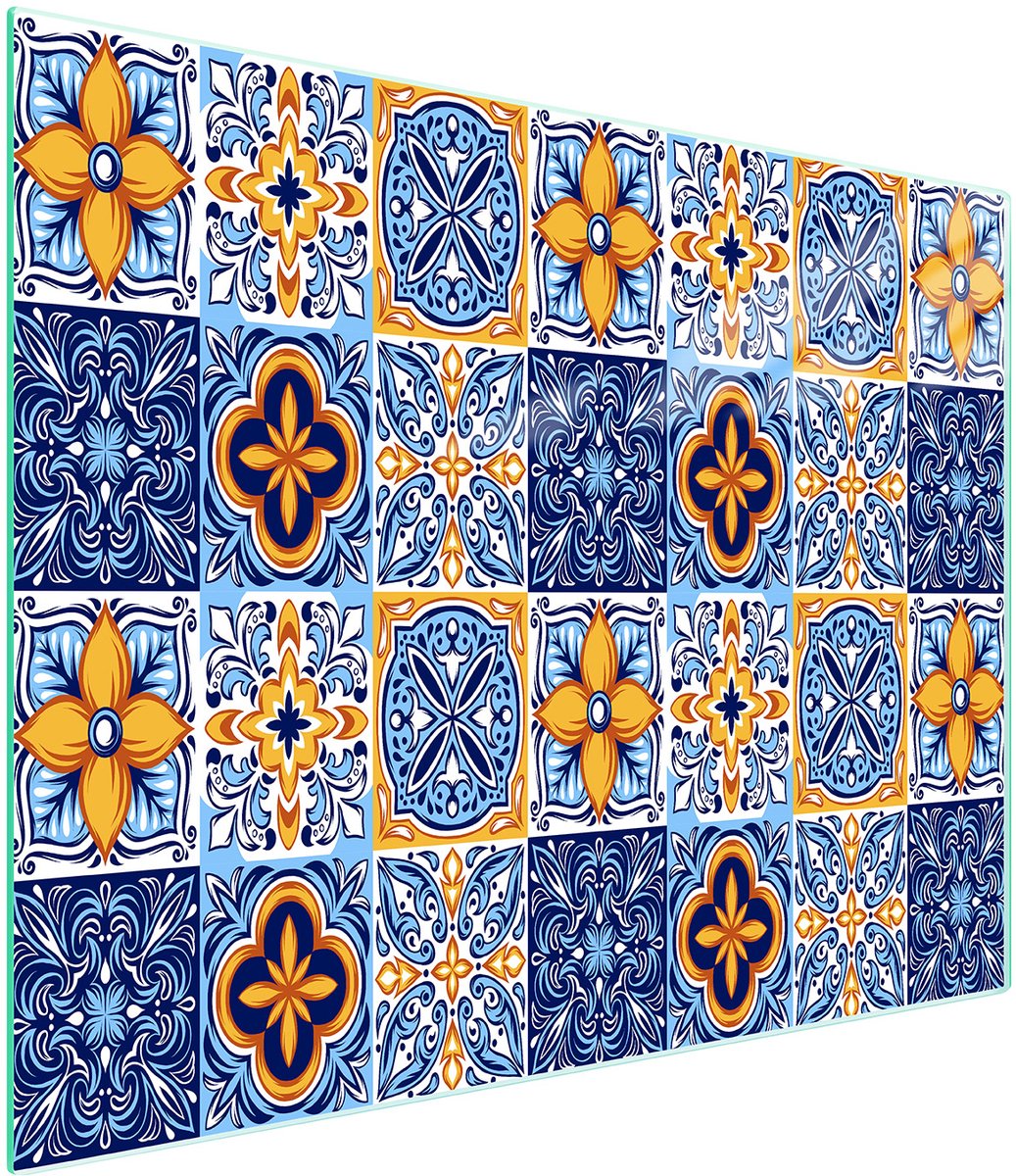 TMK ArtDeko Mozaïek Serie - Glazen Snijplank - 52x30 cm - UV Print