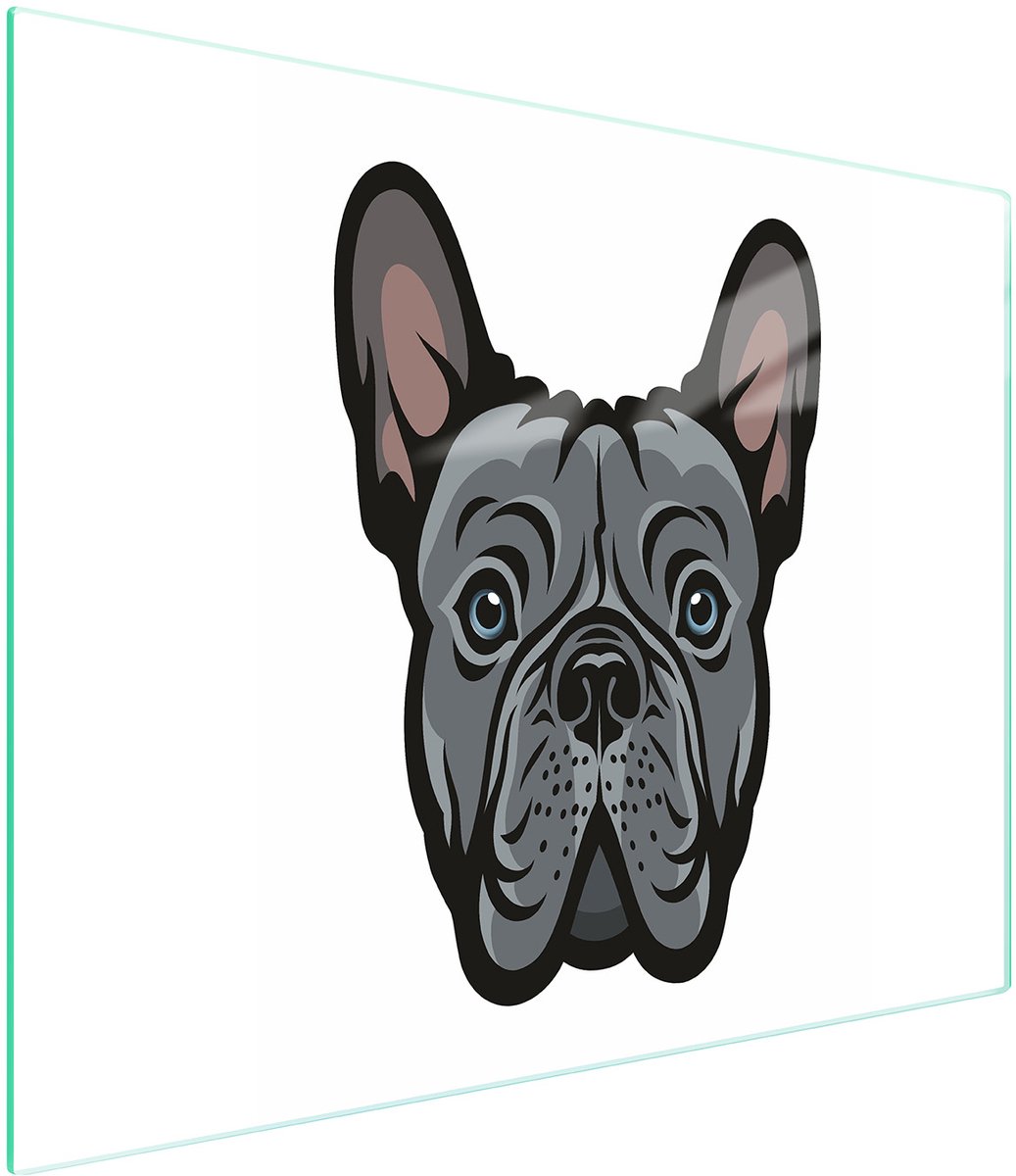 TMK ArtDeko - Snijplank - Glas - 52x30 cm - Hond