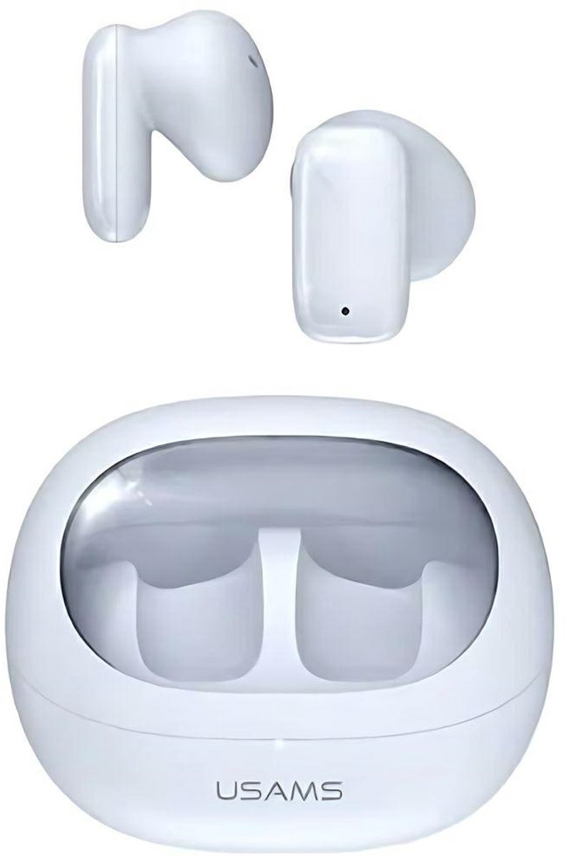 USAMS Bluetooth 5.3 TWS TD Series hoofdtelefoon draadloos blauw/blauw BHUTD02 (TD22)