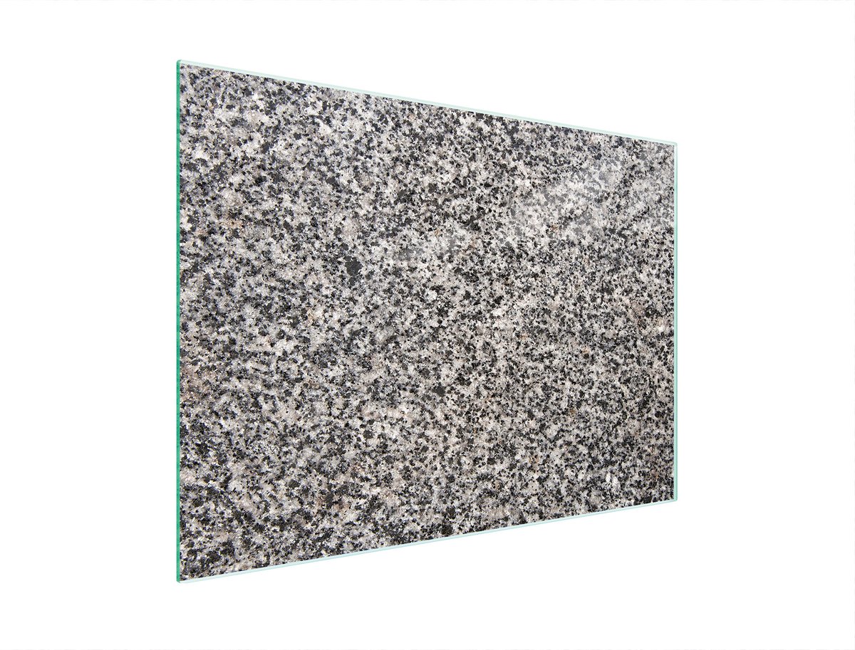 TMK ArtDeko - Snijplank van gehard glas - 30x22 cm - Graniet