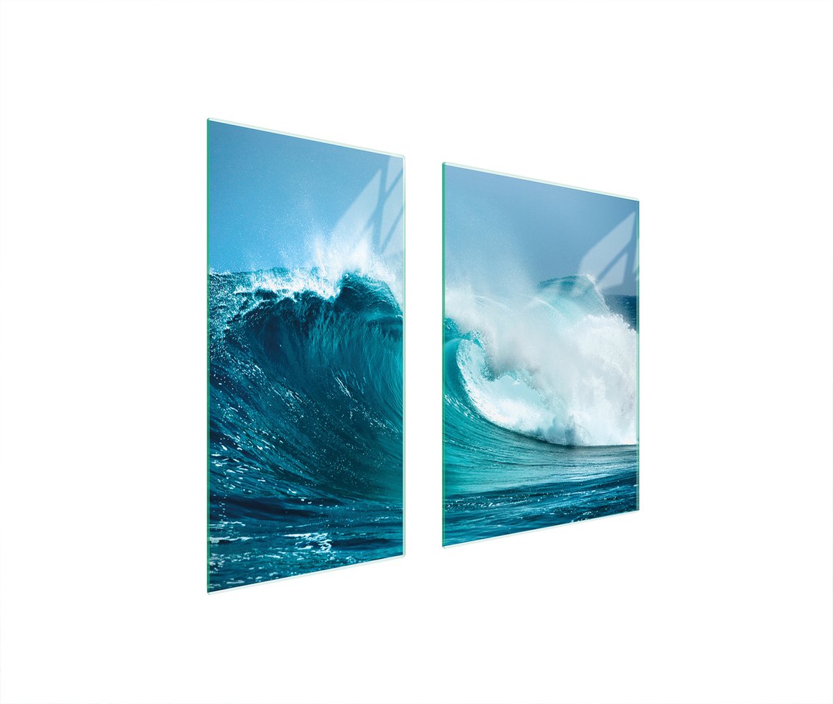 TMK ArtDeko - Snijplank - 75x52 cm - Glas - Fala