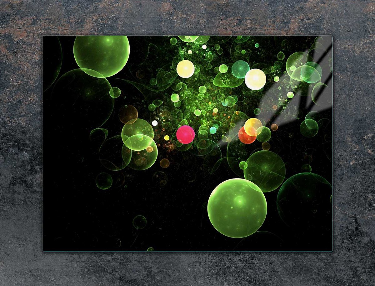 TMK ArtDeko - Snijplank - Beschermplaat - Glas - 70x52 cm