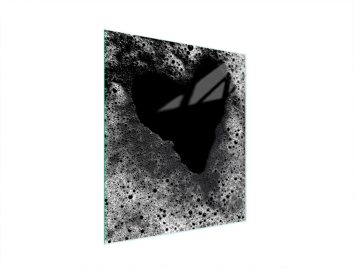 TMK ArtDeko Serie - Glazen Snijplank - 45x52 cm - Hartvorm