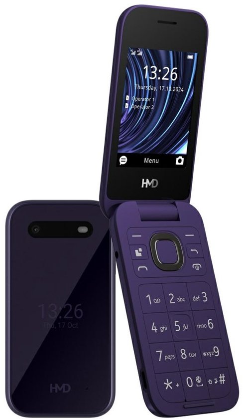 NOKIA 2660 Flip - Mobiele Telefoon - 2.8” Scherm - Dual SIM - Paars - LTE