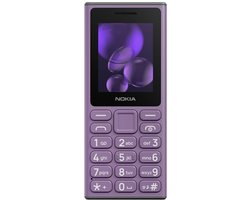 Nokia 105 Serie - Mobiele Telefoon - Intuïtief Toetsenbord - Dual SIM - Fioletowy