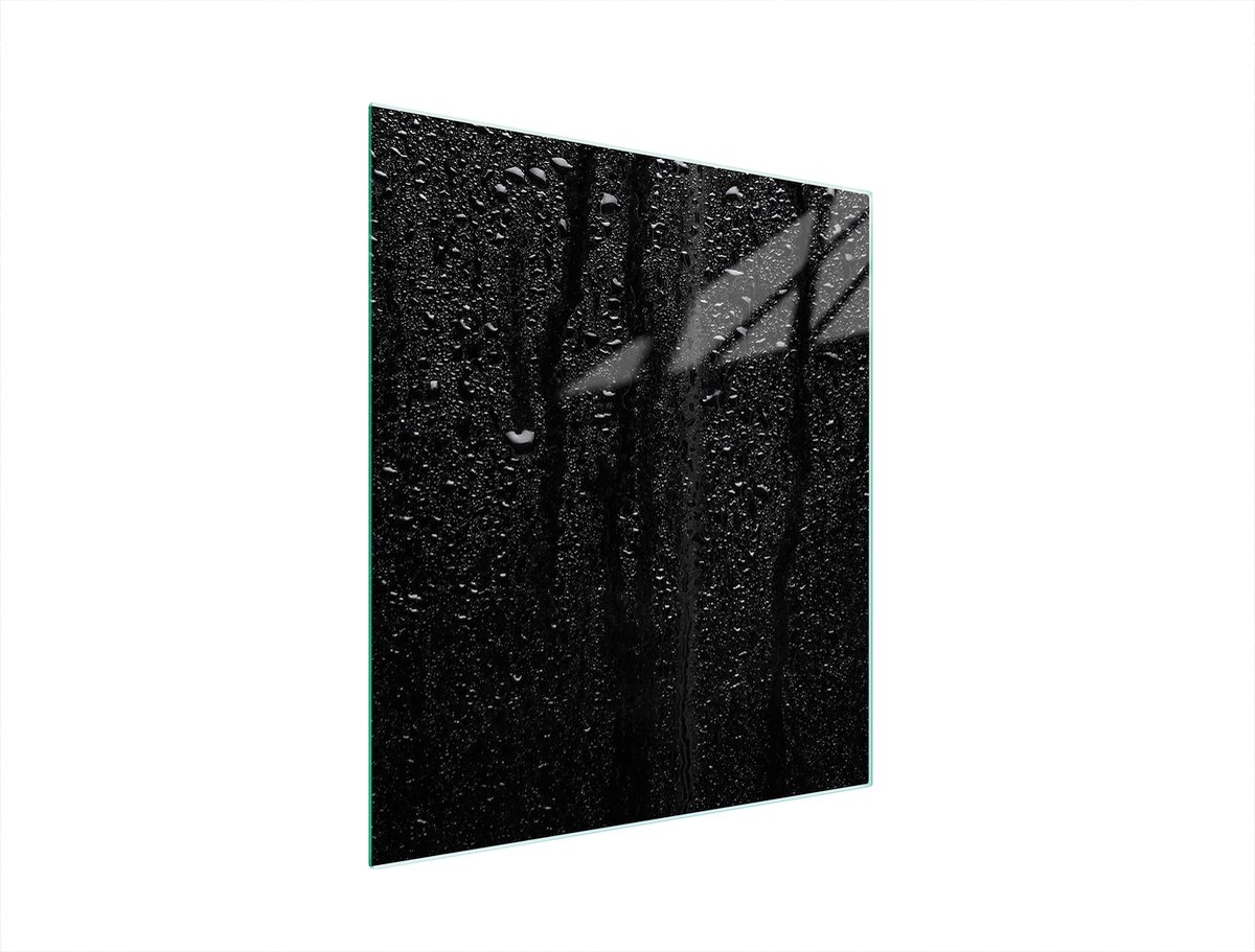 TMK ArtDeko - Snijplank - Glasplaat Bescherming - 45x52 cm - Zwart