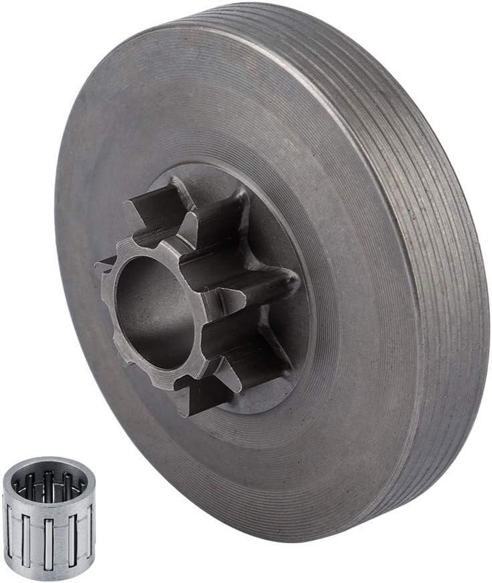 Koppeling Trommel Tandwiel Set - Kettingzaag Onderdeel - Bosbouw Onderhoud - Hoge Hardheid Duurzaam - 7 cm - Zilverkleurig