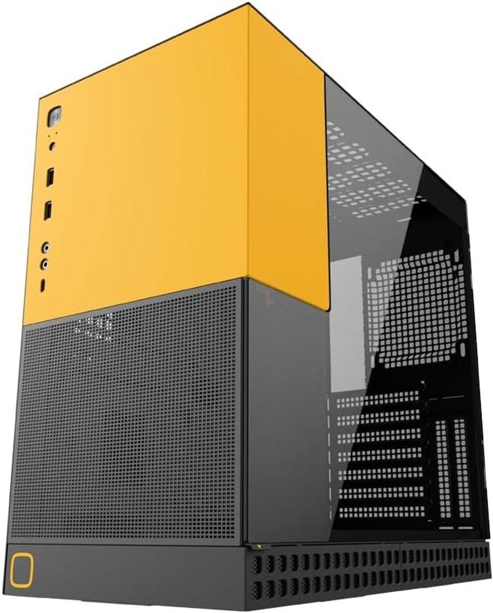 Midi-Tower Behuizing - Computerkast ATX - PC Bouwen - Stalen Frame - 10 x 5 x 1.27 cm - Zwart
