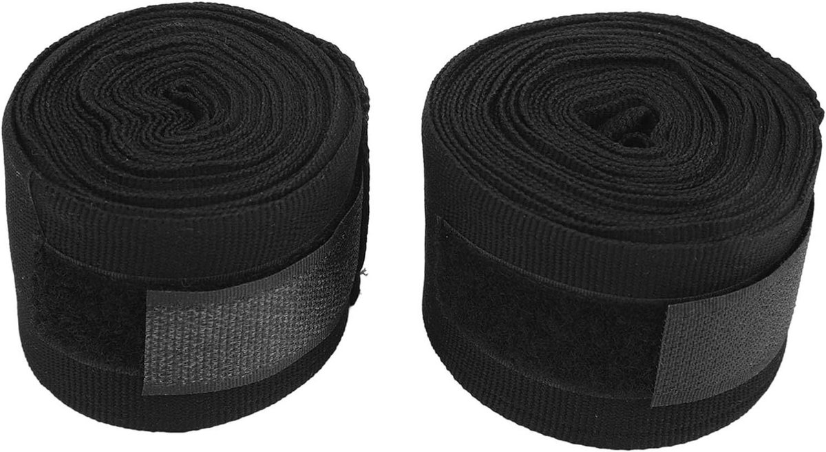 Bokshandschoenen Bandages - Handwraps Boksen - Bescherming Handen - Semi-elastisch Ontwerp - 5 Meter - Zwart