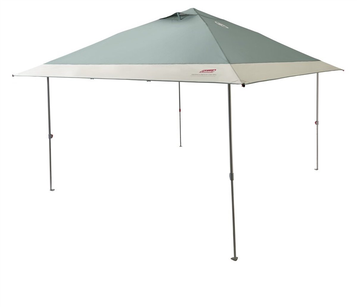 Coleman FastPitch OnePush Shelter L - Opzetten in <5 minuten – Verstelbare hoogte – SPF50 zonbescherming - Groen
