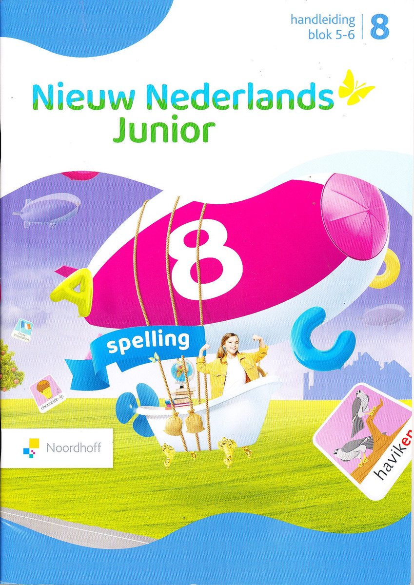 Nieuw Nederlands Junior Spelling handleiding blok 5-6 groep 8