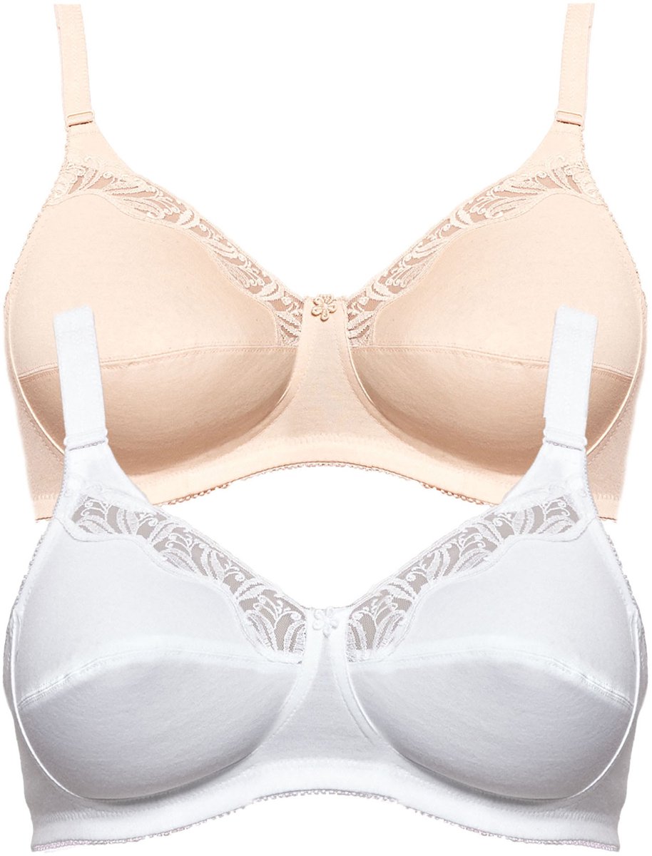 2-pack BH zonder beugel Cotton