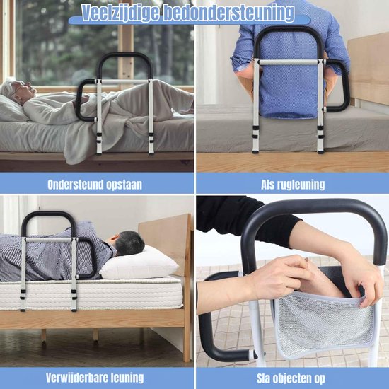Aura® Bedsteun - Bedbeugel - Bedsteun/Bedbeugel - Bedsteun Ouderen - Zwart- 6cm x 41cm x 57cm; 2.5 kg van aura — afbeelding 2