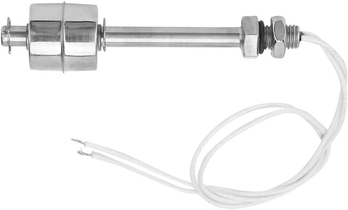 Stainless Steel Vlotter Schakelaar voor Waterniveau Sensor, 0~220V, Ideaal voor Zwembaden en Reservoirs, 100mm