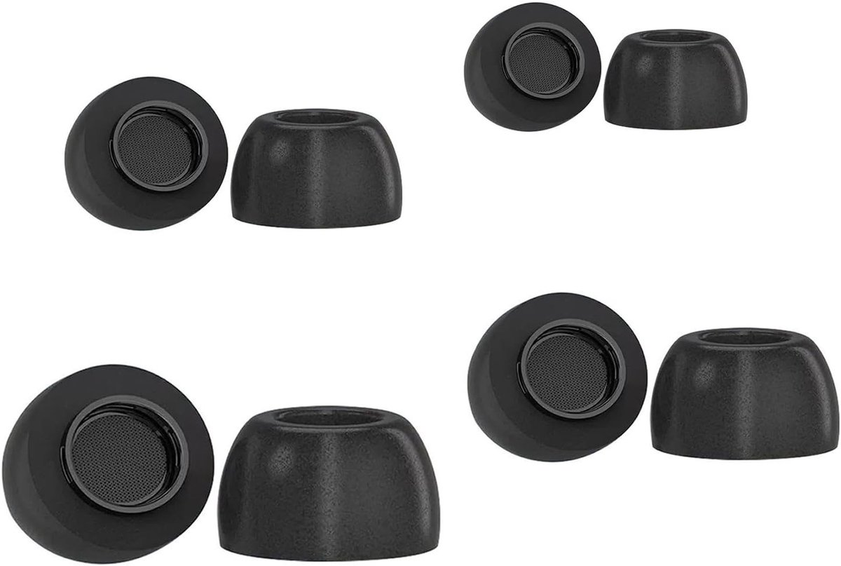 Vervangende Oordopjes met Geheugenfoam, Geluiddempende Oorkussens voor Draadloze Oordopjes, Geschikt voor AirPods Pro en Pro 2