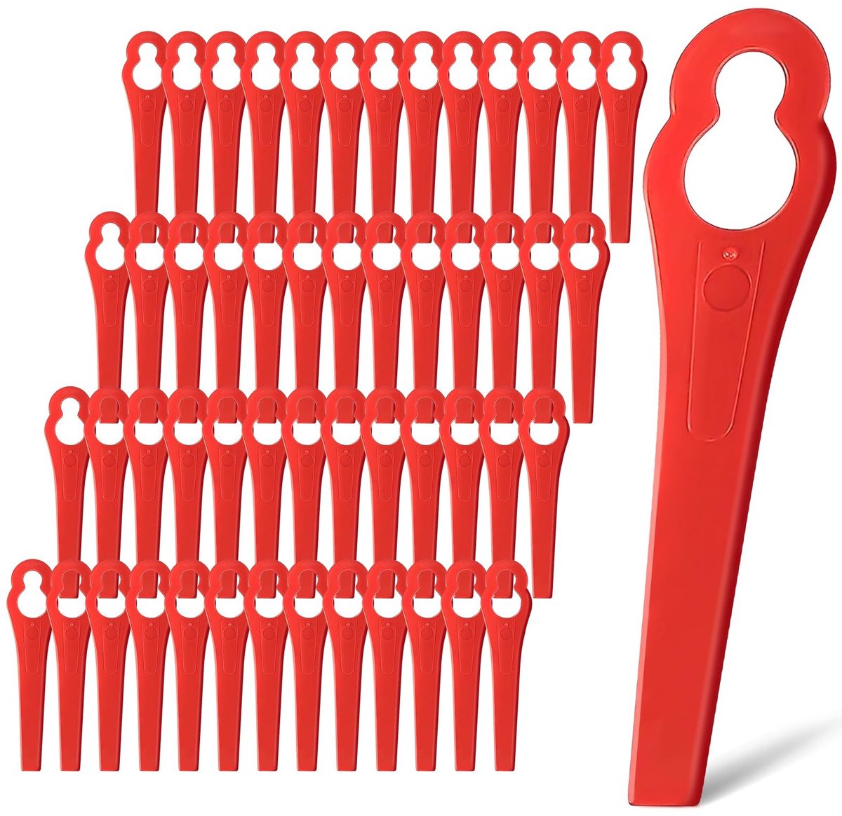 Dailygoody - Vervangingssnijbladen - 100 Stuks - Hoogwaardige nylon kwaliteit - 90 mm - Voor Stihl Polycut modellen - Ideaal voor strimmers