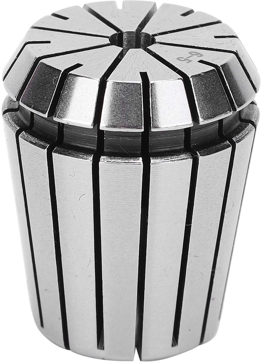Dailygoody - Spring Collet 6mm - Precisie Collet voor CNC en Freesmachines - Hoogwaardige Kwaliteit - Voor Frezen en Boren - Vervangingsonderdeel - Ge