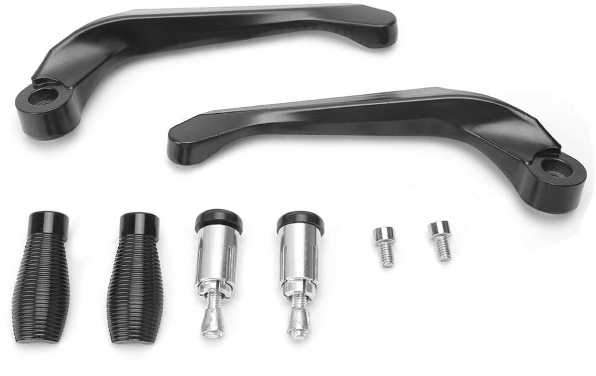 Dailygoody - Motorrijders Rem- en Koppelinghevels - Bescherming voor Stuur - Zwart - Stuuraccessoires - Geschikt voor motoren - Kleur zwart