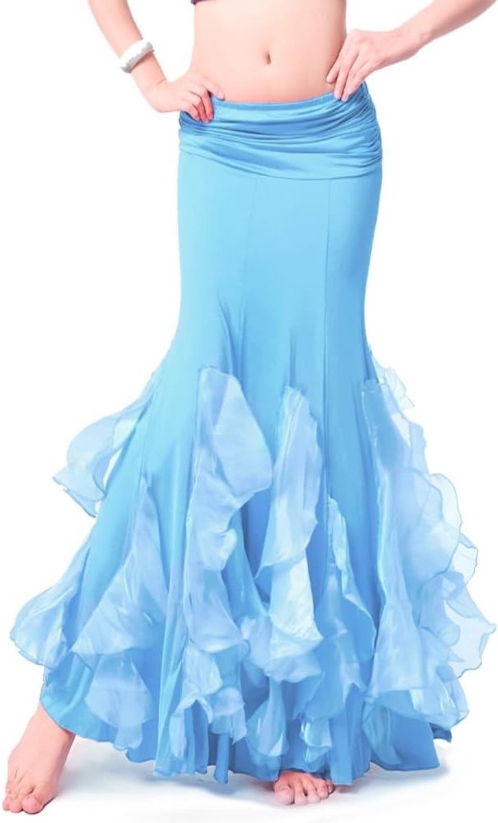 Professionele buikdansrok voor dames - Maxirok voor buikdansoutfits, sexy en comfortabel, ideaal voor danslessen en optredens