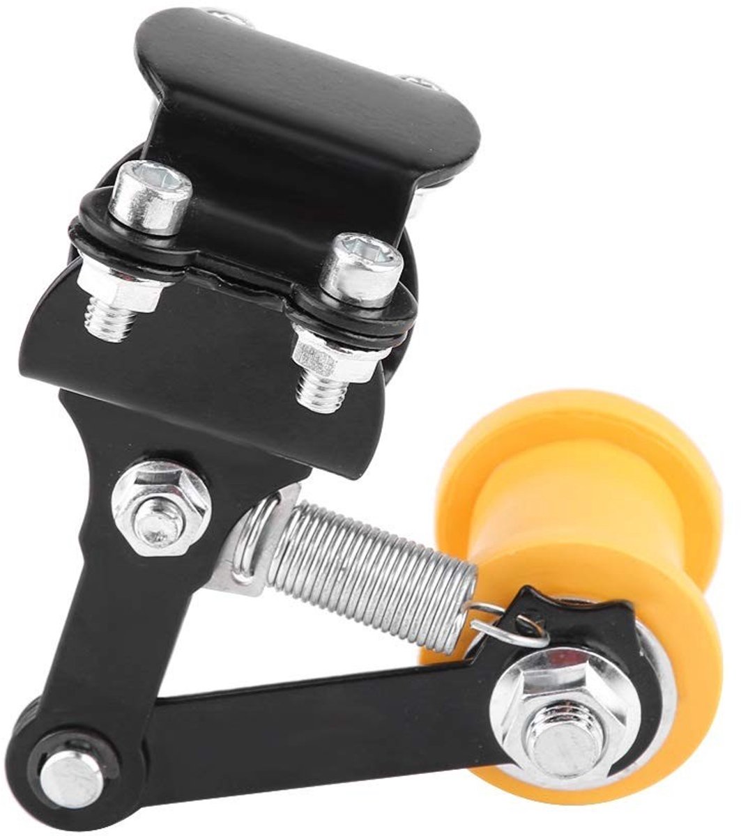 Dailygoody - Universele Kettingspanner voor Motoren - Zwart - Hoogwaardige Verstelbare Accessoire