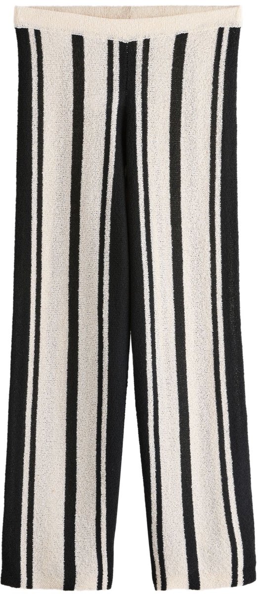 self. - Dames - Gebreide strandbroek - Zwart