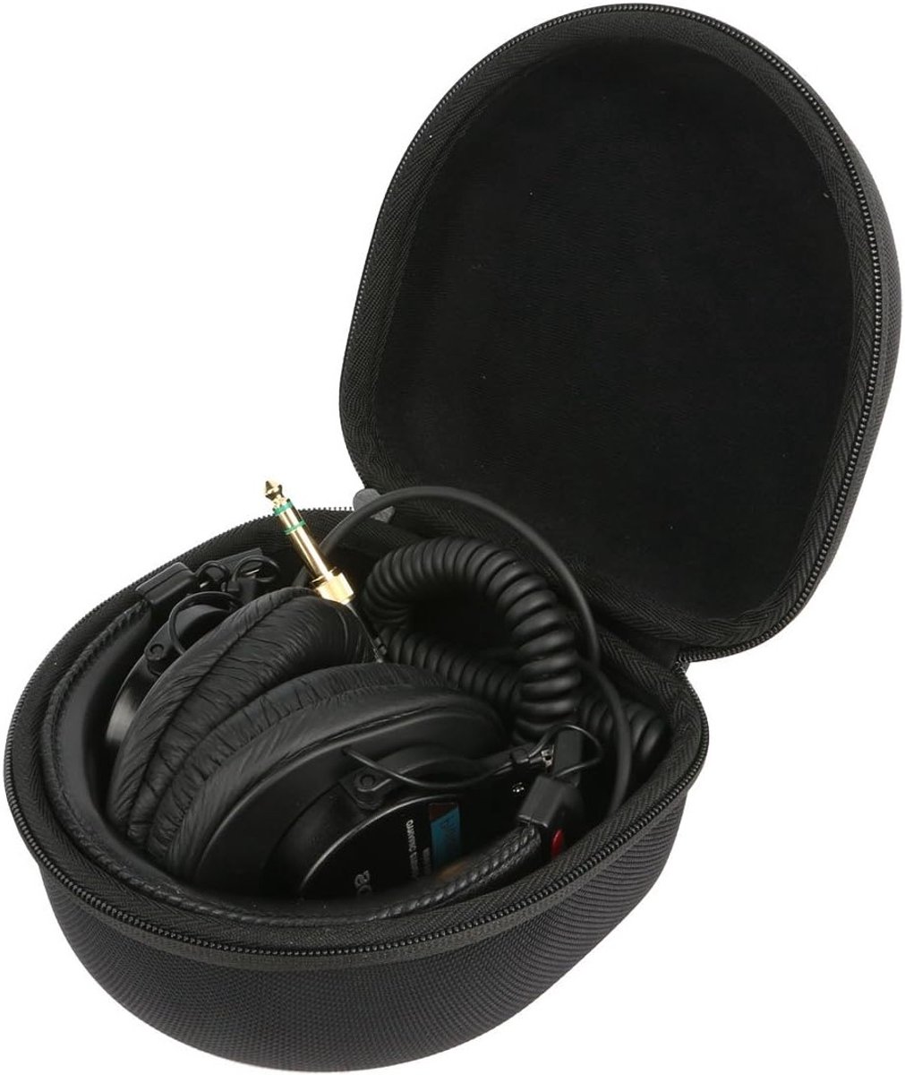 Duurzame Hard Case Bescherming voor Studio DJ Hoofdtelefoons zoals Sony MDR-7506 en V55, Ideaal voor Reizen en Opslag