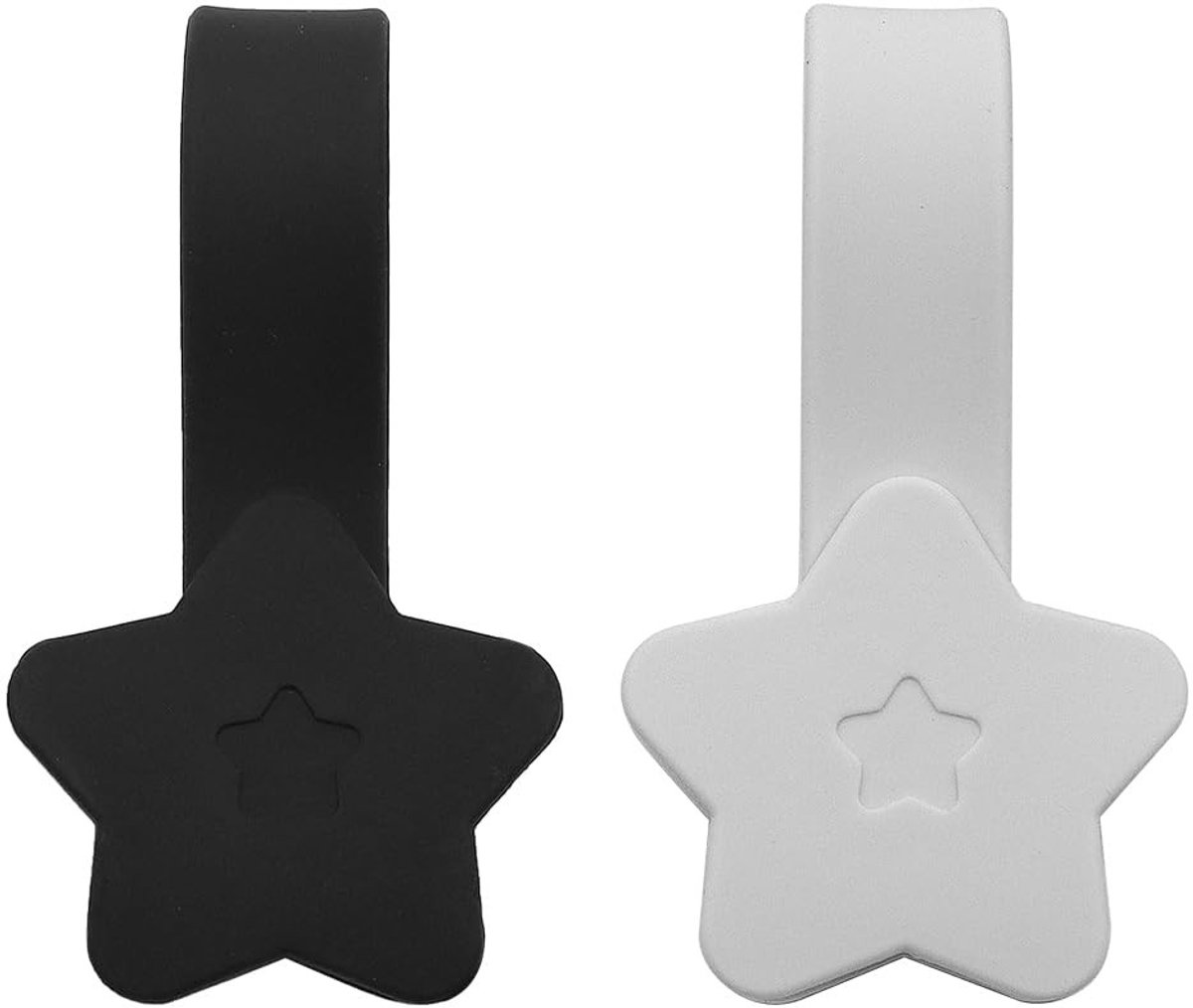Dailygoody - Magnetische Hoedclip - Draagbare Hoedhouder - Stevig en Veilig - Zwart en Beige - Ideaal voor Reizen - Geschikt voor Volwassenen en Kinderen