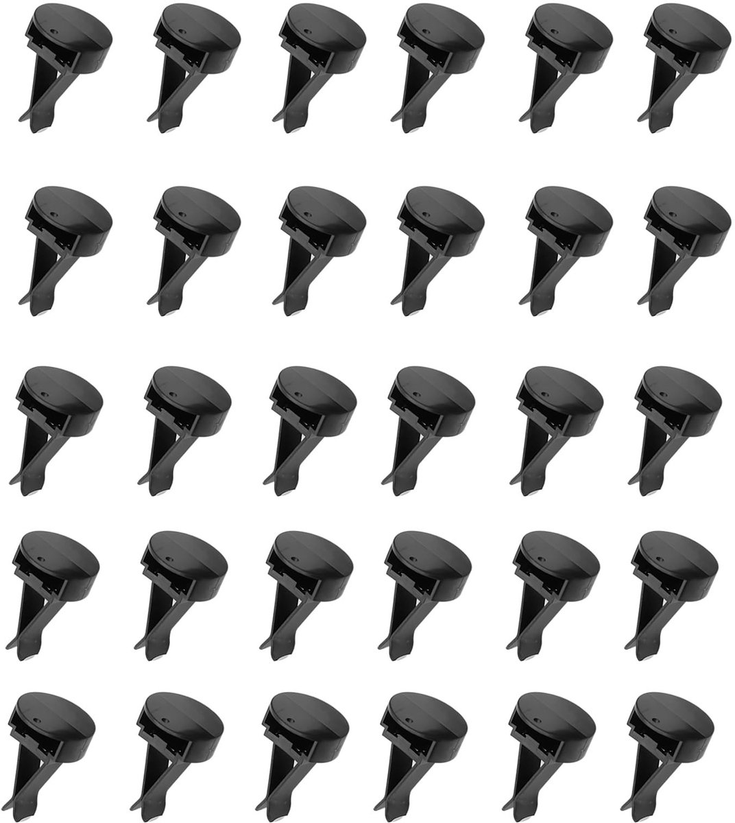 Store_8 - Auto Air Vent Clips - Luchtverfrisser Clip - Zwart - Do It Yourself Decoratie - Geschikt voor Auto en Thuis - 30 Stuks
