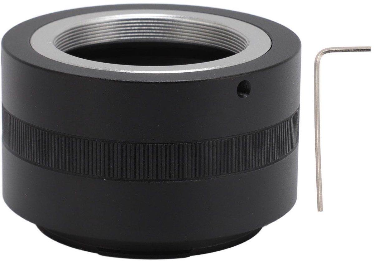 Dailygoody - Lensmontageadapter - T2-adapterring - Volledig handmatige bediening - Geschikt voor R full-frame spiegelloze camera's - Voor astronomisch