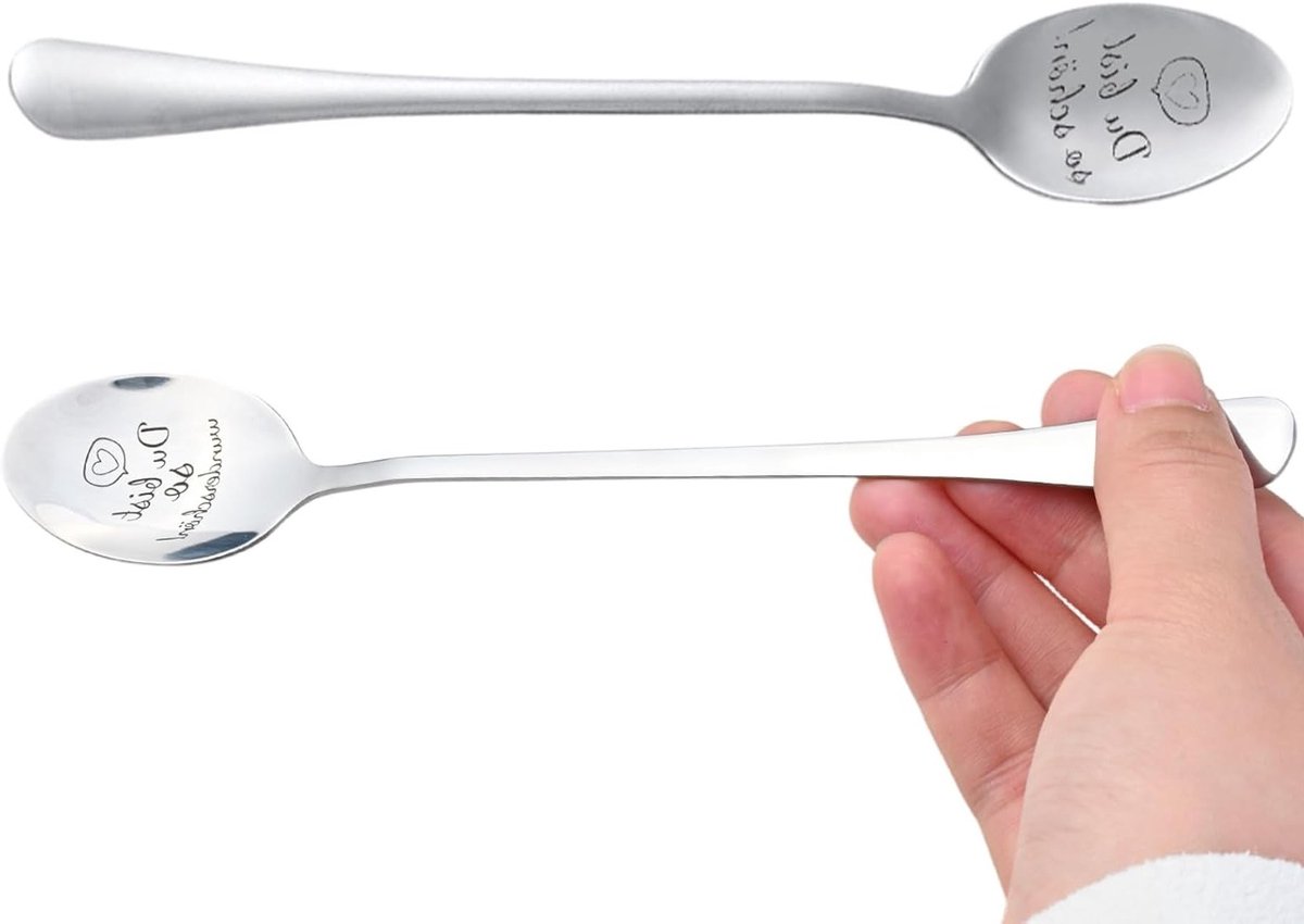 Gegraveerde Lepel als Perfect Kerstcadeau voor Grootmoeder, Moeder en Vriendinnen - Unieke Cadeau Ideeën voor BFFs en Verjaardagen