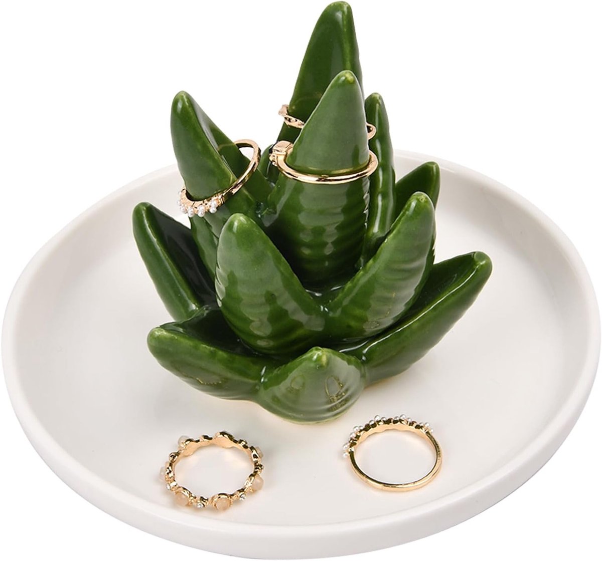 Sieradenstandaard voor Vrouwen, Cactus Ringhouder voor Ringen, Oorbellen en Armbanden, Organiseer je Sieraden Stijlvol