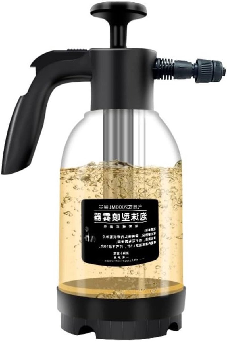 Efficiënte 2L Schuimsproeier voor Auto's - Tuinslang Foam Cleaner met Schuimfunctie voor Grondige Reiniging