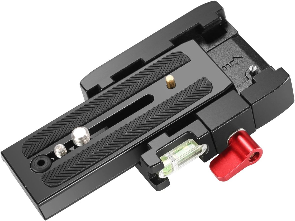 Statief- of monopodverstelmechanisme - Aluminiumlegering - Rood