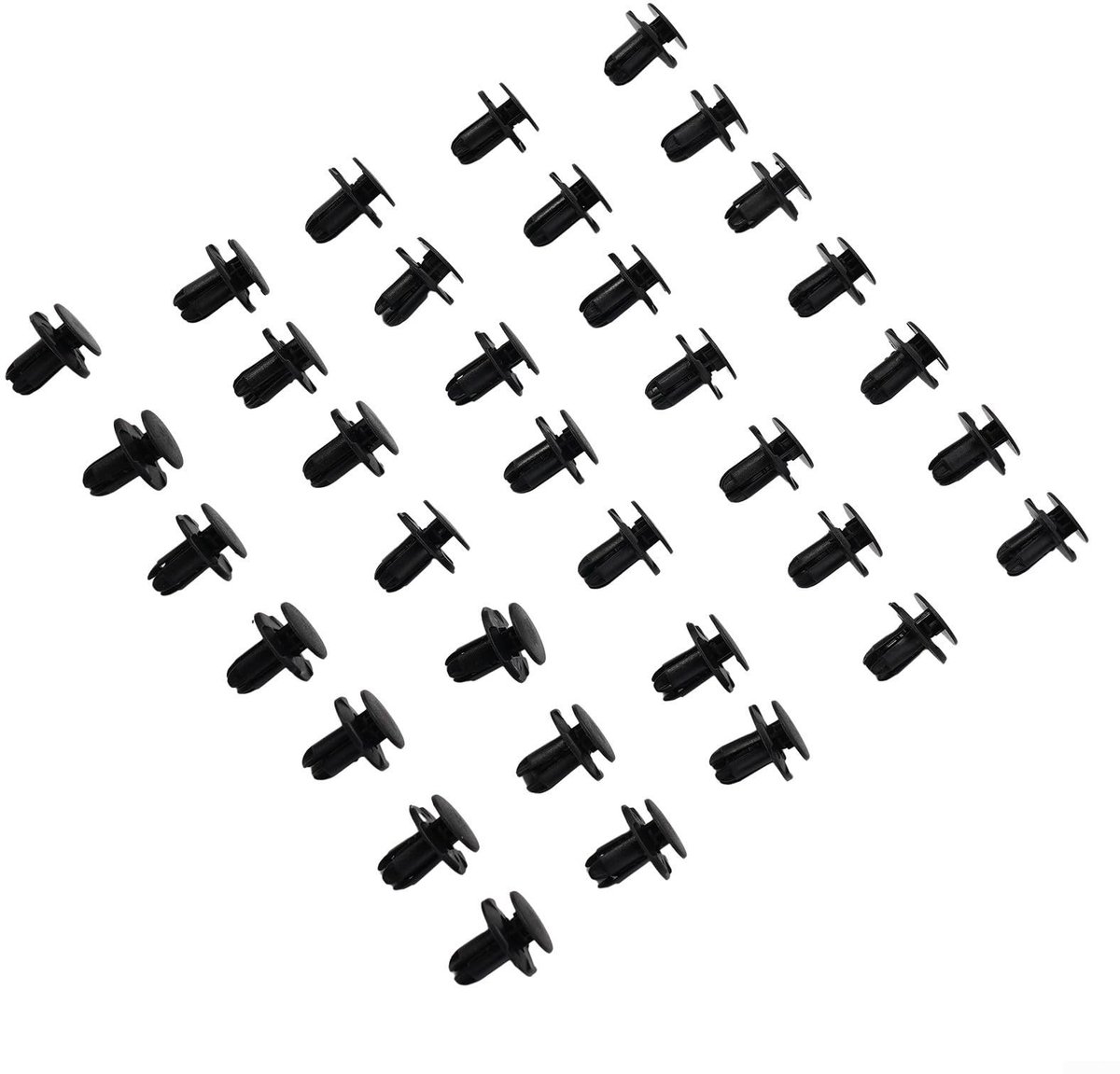 Dailygoody - Push Clip Set voor Hyundai i30 - 50 Stuks - Hoogwaardige Klinknagel Bevestigingsmiddelen - Zwart - Voorbumper Clips - Inclusief Onderdeel...