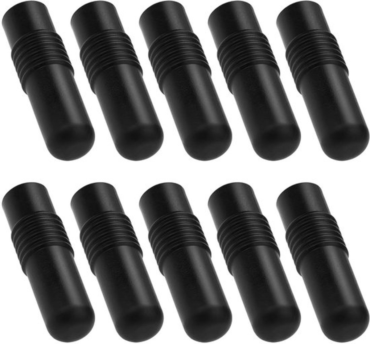 Gitaar Kabel - Plug - 10 stuks - 6.35mm 6.5mm - TRS Plug - Voor Gitaar - Zwart Model.