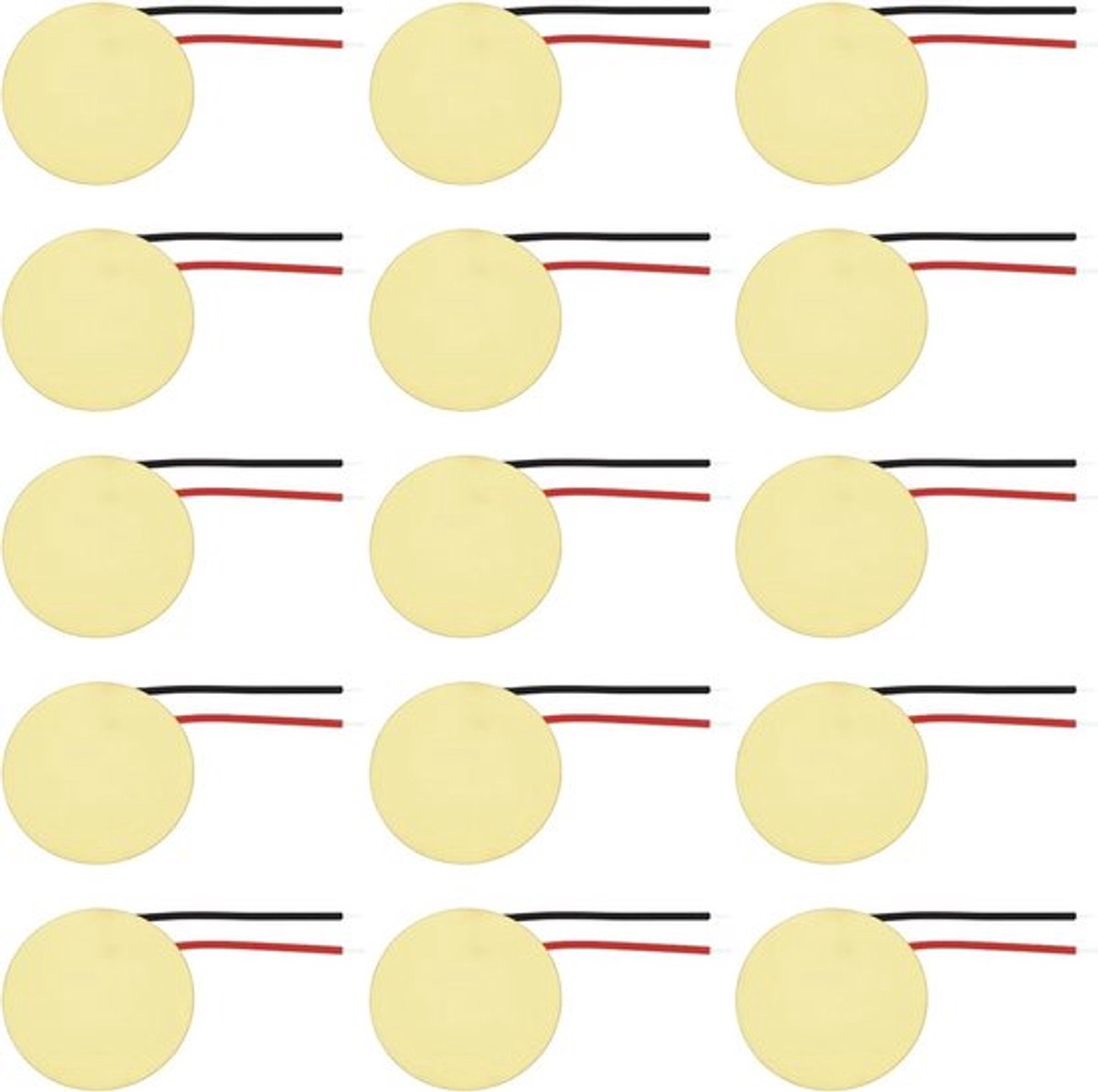 Elektronisch Waarschuwingssysteem - Zoemer - 40 stuks - Koperen Plaat - Luidspreker - Geschikt voor Alarmsystemen - Zwart - Geluidsalarm - 18mm Ter Waarschuwing - Bevestiging aan Muur - Geelicon Brandveiligheidssysteem