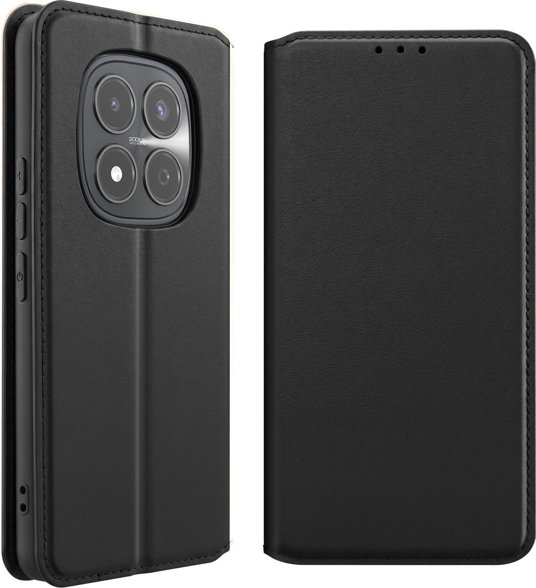 Avizar Foliohoesje voor Redmi Note 15 Pro 4G met Kaarthouder en Standaardfunctie, Zwart