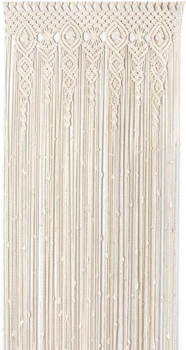 Macramé Gordijn voor Deuren en Raam, Boho Wanddecoratie, Scheidingsgordijn voor Kasten, Creatieve Interieurdecoratie voor Thuis en Bruiloften