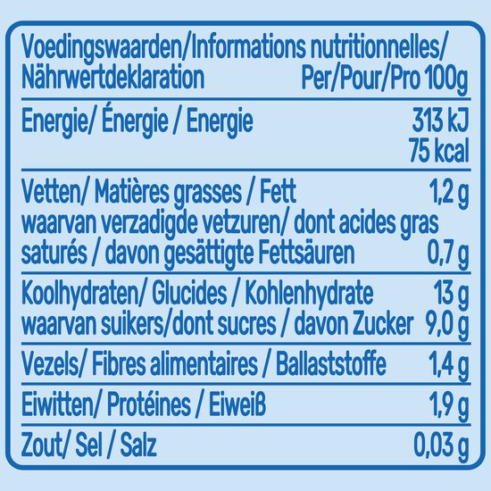 Nestlé Cool Smoothie Banaan Bosbes Melk Haver - 12+ maanden - 8 x 110g van Nestlé — afbeelding 3